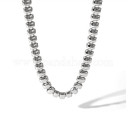 304 Stainless Steel Bean Link Chain Necklaces & Bracelets Sets for Unisex&nbsp;KH5029-1