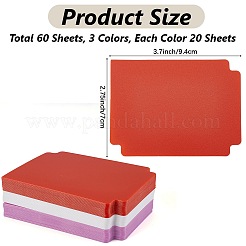60 Sheets 3 Colors Plastic Playing Board Game Card Separator&nbsp;FIND-CP0002-77C
