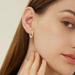 16Pcs 8 Colors 304 Stainless Steel Huggie Hoop Earrings for Women Men&nbsp;EJEW-SC0010-94