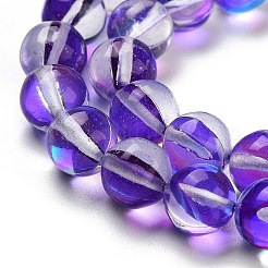 Transparent Glass Beads&nbsp;GLAA-B022-8mm-09