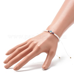 Adjustable Nylon Thread Braided Bead Bracelets Set&nbsp;BJEW-JB06440