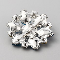 Zinc Alloy Crystal Rhinestone Shoe Decorations&nbsp;FIND-WH0153-07C