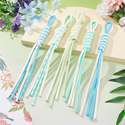 10Pcs 5 Colors Polyester Pendant Decorations&nbsp;MOBA-TA0001-02C