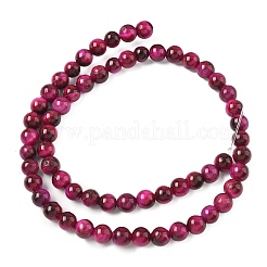 Grade B Natural Tiger Eye Beads Strands&nbsp;G-F591-18-8mm-05-01
