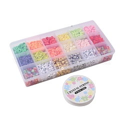 DIY Heishi Bracelet Making Kit&nbsp;DIY-YW0006-76