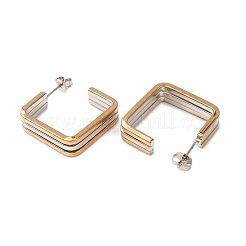 304 Stainless Steel Stud Earrings&nbsp;EJEW-M070-21PG-02