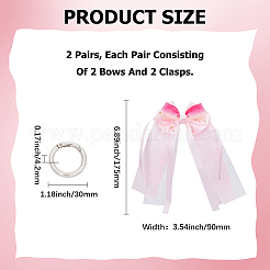 Alloy & Ribbon Ornament Accessories Shoe Charms&nbsp;DIY-CY0002-96A