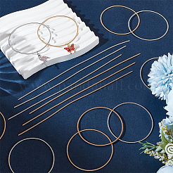 60Pcs 2 Colors Steel Wire Spring Stretch Bracelets Set&nbsp;BJEW-OC0001-19