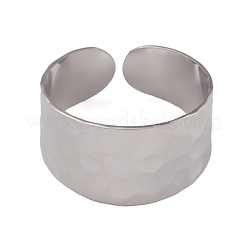 Non-Tarnish 304 Stainless Steel Open Cuff Rings for Women&nbsp;RJEW-G285-69P