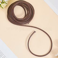 Braided Leather Cord with Core&nbsp;WL-CL0001-01D