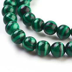 Synthetic Malachite Beads Strands&nbsp;TURQ-N006-23