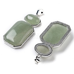 Natural Green Aventurine Human Body Shaped Pendants&nbsp;G-P552-03P-04