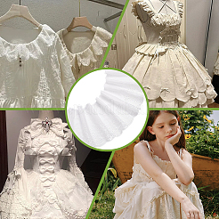 5 Yards Cotton Embroidery Flower Lace Ribbons&nbsp;OCOR-MA0001-29A