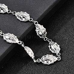 304 Stainless Steel Ladybug Link Bracelets for Women&nbsp;BJEW-K226-15B-P