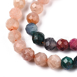 Natural & Synthetic Mixed Gemstone Beads Strands&nbsp;G-D080-A01-01-11