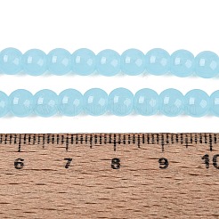Imitation Jade Glass Beads Strands&nbsp;GLAA-T032-J6mm-07