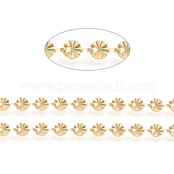 304 Stainless Steel Flat Sequin Chains&nbsp;CHS-G016-01G