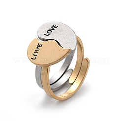 304 Stainless Steel Cuff Rings&nbsp;LS-RJEW-K287-04A