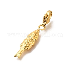 Fish 304 Stainless Steel Pendant Decorations&nbsp;STAS-R159-45G