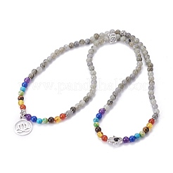 Natural Labradorite Wrap Bracelets&nbsp;BJEW-I273-B03