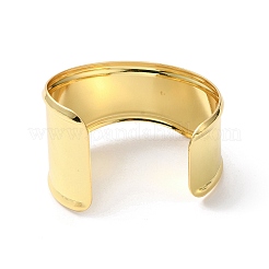 Rack Plating Brass Cuff Bangles&nbsp;BJEW-A137-02G
