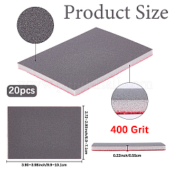 20Pcs 400 Grit Sanding Sponge Grit Sanding Blocks&nbsp;TOOL-SP0001-05A
