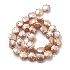 Natural Baroque Keshi Pearl Beads Strands&nbsp;PEAR-P064-18A-02C