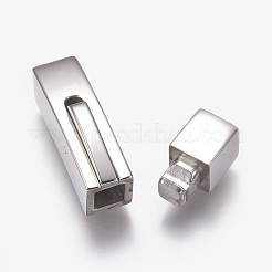 Tarnish Resistant 304 Stainless Steel Bayonet Clasps&nbsp;STAS-A035F-5P