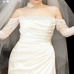 3 Yards Organza Flower Lace Trims&nbsp;SRIB-LP0001-11