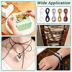 49M 5 Colors Flat PU Leather Cord&nbsp;LC-CL0001-09A