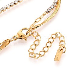 304 Stainless Steel Multi-layer Bracelets&nbsp;BJEW-T022-13G
