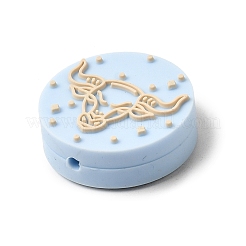 Twelve Twelve Constellations Food Grade Eco-Friendly Silicone Focal Beads&nbsp;LS-PW-WG21629-39