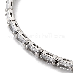 Platinum Brass Cuff Bangles&nbsp;BJEW-D039-36P-03