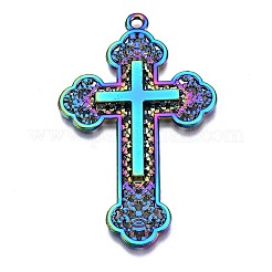 Rainbow Color Alloy Pendants&nbsp;PALLOY-S180-180-NR