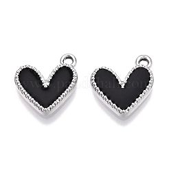 Rack Plating Alloy Enamel Charms&nbsp;X-ENAM-N056-343P