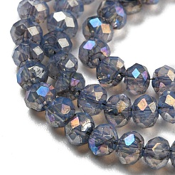 Transparent Baking Paint Glass Beads Strands&nbsp;DGLA-F002-02B-01