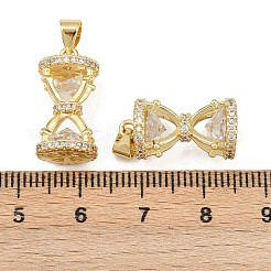 Brass Cubic Zirconia Pendants&nbsp;KK-L251-38G