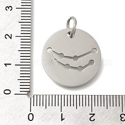 Anti-Tarnish 304 Stainless Steel Pendants&nbsp;STAS-M074-02H-P