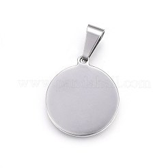 Non-Tarnish 304 Stainless Steel Pendants&nbsp;STAS-P211-25P