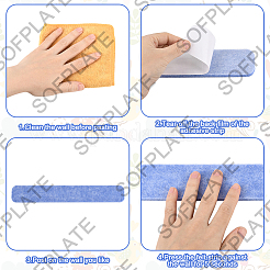 Self-adhesive Felt Sticky Notes for Memo Notepads&nbsp;AJEW-WH20070-083I
