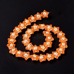 Transparent Glass Beads Strands&nbsp;LAMP-K037-07F