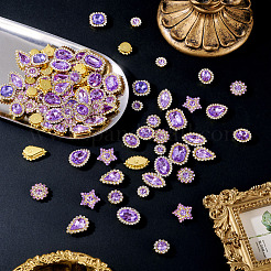 100Pcs Teardrop/Heart/Star Sew on Rhinestones&nbsp;FIND-TA0006-69C