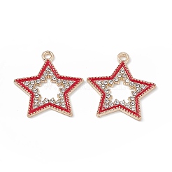 Alloy Rhinestone Pendants&nbsp;FIND-C019-49KCG-02
