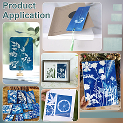 44Pcs 4 Styles Rectangle Flower Packaging Paper&nbsp;AJEW-BC0008-06