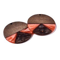 Resin & Walnut Wood Pendants&nbsp;RESI-S389-070A-A08