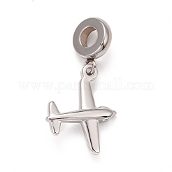 Non-Tarnish 304 Stainless Steel European Dangle Charms&nbsp;STAS-I194-21P
