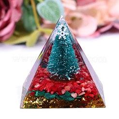 Christmas Tree Orgonite Pyramid Glass Energy Generators&nbsp;PW-WG5824E-01