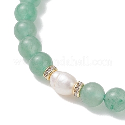 3Pcs Natural Moss Agate & Green Aventurine & Unakite Round Beads Stretch Bracelets for Women&nbsp;BJEW-JB13056