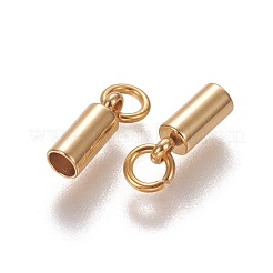 201 Stainless Steel Cord Ends&nbsp;STAS-L226-016A-G