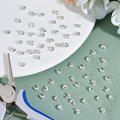 500Pcs Iron Crimp Beads Covers&nbsp;IFIN-ME0001-23A